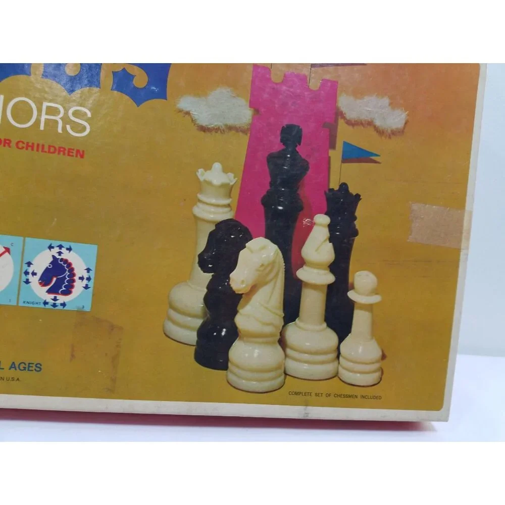 Selright Chess For Juniors Board Game Vintage 1965 Teaching for Children
